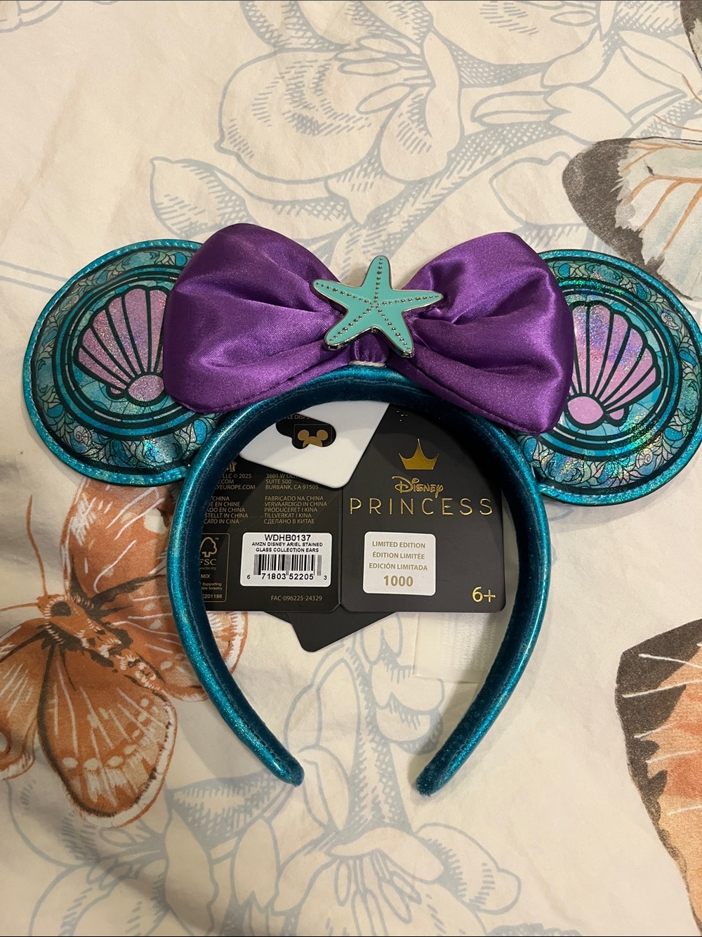 Loungefly The Little Mermaid Limited Edition Stained Glass Mini Backpack Set - Picture 5 of 7